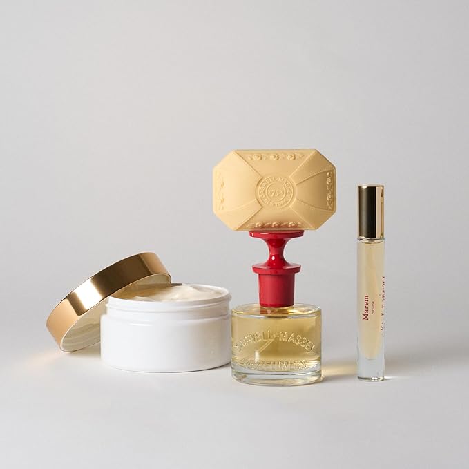 Caswell-Massey Marem Natural Bar Soap for Women, Moisturizing Body Soap Bar for All Skin Types, Made with Essential Oils & Plant-Based Formula for Soft Skin, 3.5 oz