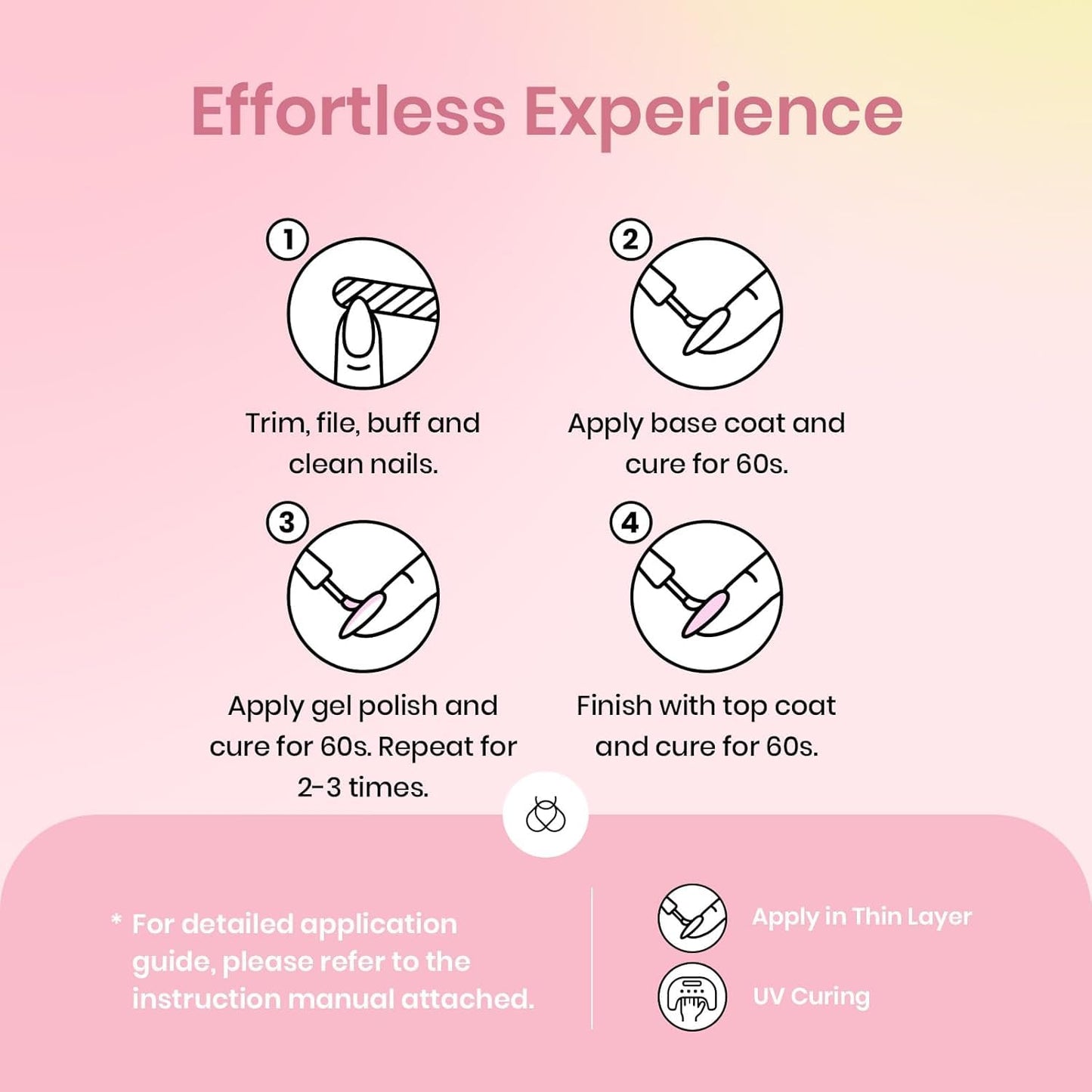 Beetles Pearl Gel Nail Polish, 6 Colors Shimmer Pearl White Pink Purple Mermaid Nail Drawing Gel Polish Soak Off Uv Gel Polish Swirl Shell Thread Effect DIY Manicure Gift for Women