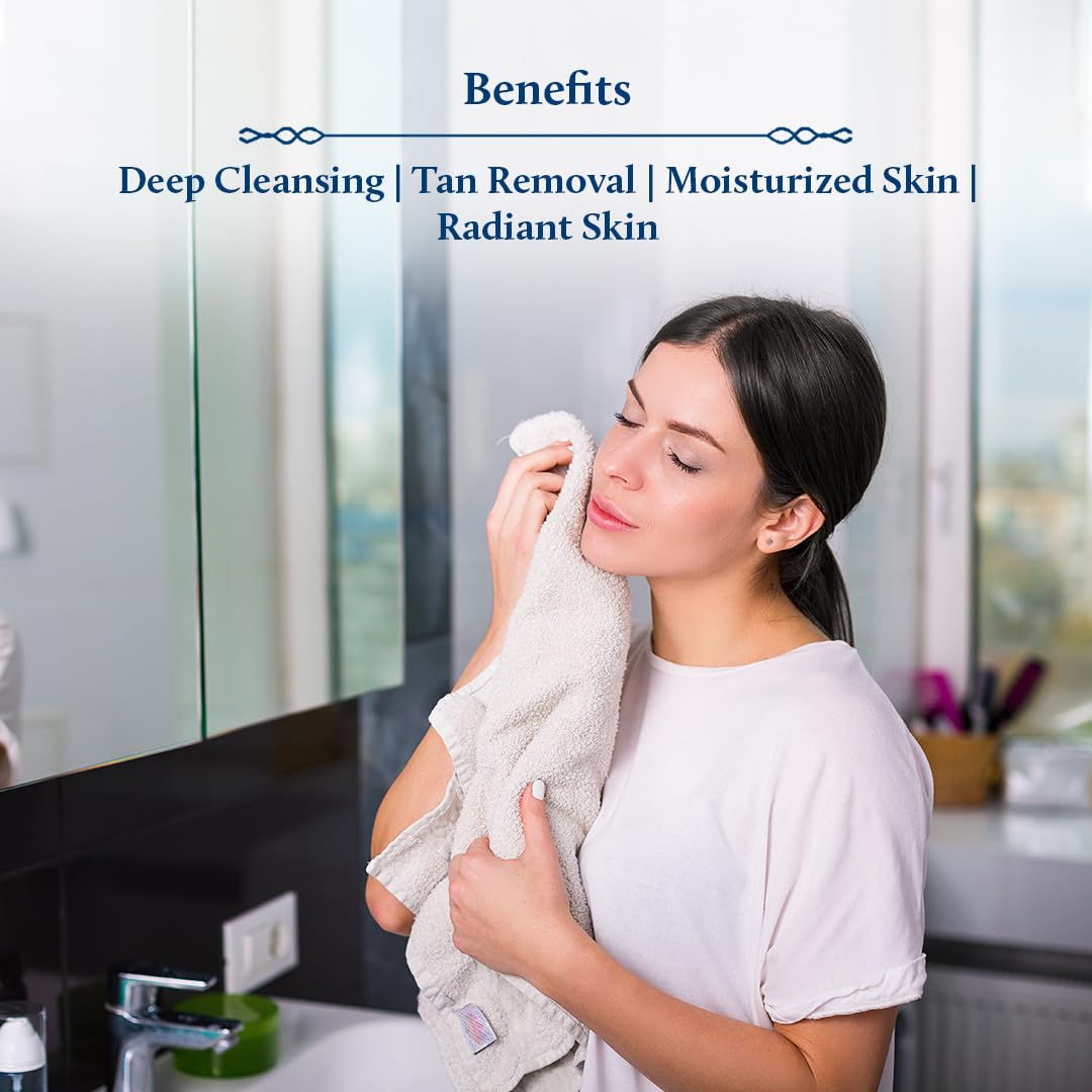 Blue Nectar Ayurvedic Honey and Aloevera Face Wash and Makeup Remover | Daily Facial Cleanser for Women and Men | All Skin Types (8 Herbs, 3.4 Fl Oz)