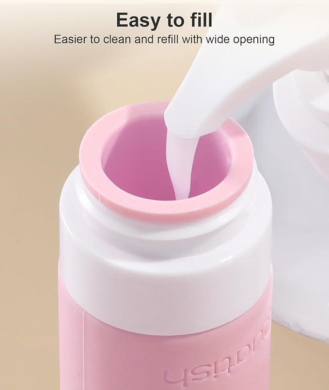 18 Pack Travel Bottles for Toiletries, Original Patented, TSA Approved Travel Size Containers, Leak Proof Silicone Shampoo and Conditioner Bottles Women & Men, Airplane Essentials, Multicolor