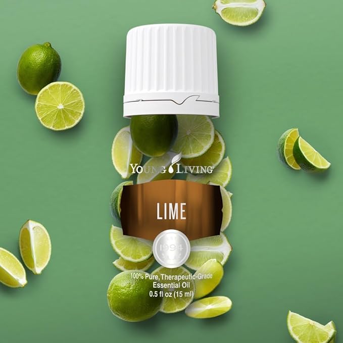 Young Living Lime Essential Oil - 15ml of Pure Aromatherapy Bliss: Awaken Your Senses with a Refreshing Citrus Fragrance - Premium Grade for Diffusion and Topical Use