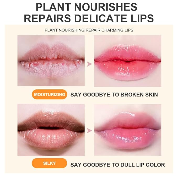 BINGBRUSH 2Pcs Color Changing Lipstick,Pink Crystal Flower Jelly PH Mood Long Lasting Labiales Lip Care Moisturizer Lip Balm Korean Magic Lip Gloss Makeup Lipstick Set for Women