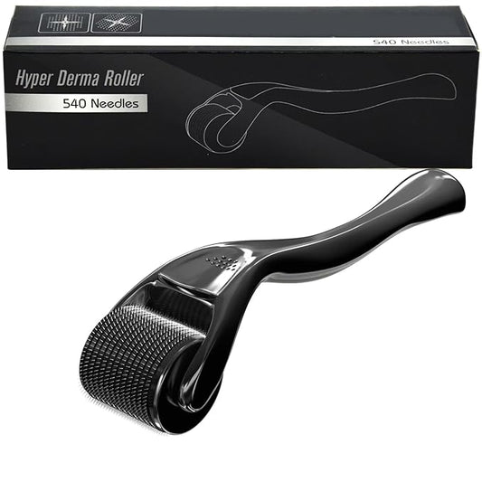 Derma Roller Beard Roller Microneedling Roller Dermaroller Ficial Roller Microneedle Micro Needle Roller 540 Titanium Home Use