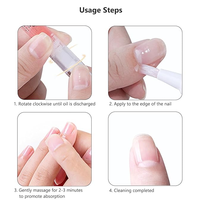 12PCS Cuticle Oils Pen Set Cuticle Revitalize Oil, Nails Oil For Growth And Strength, Cuticle Remover - Nail Strengthener - Cuticles Softener - Cuticle Oil Pen (0.3 fl oz)
