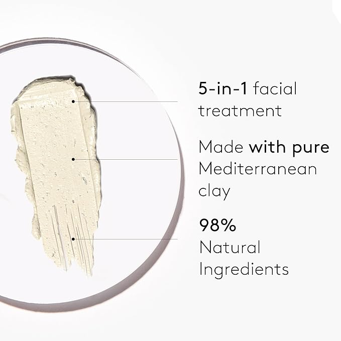 COCUNAT - Wondermask - Cleansing Facial Mask - Detoxifies, Exfoliates and Balances - Closes and Refines Pores - Oily and Combination Skin - Removes Impurities - Pimples - Acne - 50ml