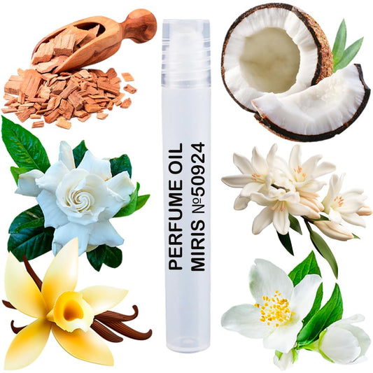 MIRIS Perfume Oil No. 50924, Inspired by Utopia Vanilla Coco 21, Long-Lasting Women Roll-On, Rollerball 0.34 Fl Oz / 10 ml