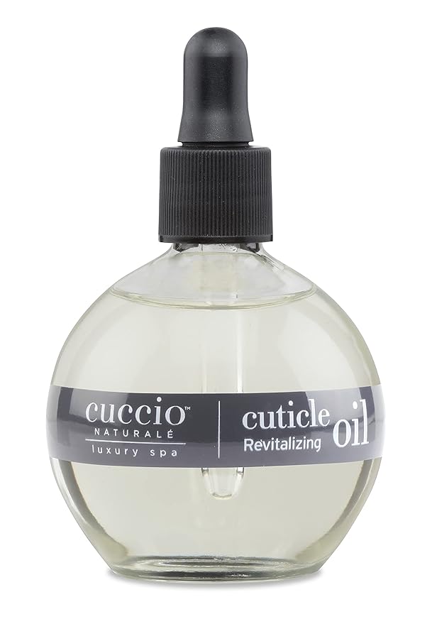Cuccio Naturale Revitalizing ,Hydrating Oil For Repaired Cuticles Overnight - Remedy For Damaged Skin And Thin Nails - Paraben, Cruelty-Free Formula - Peach And Vanilla - 2.5 Oz