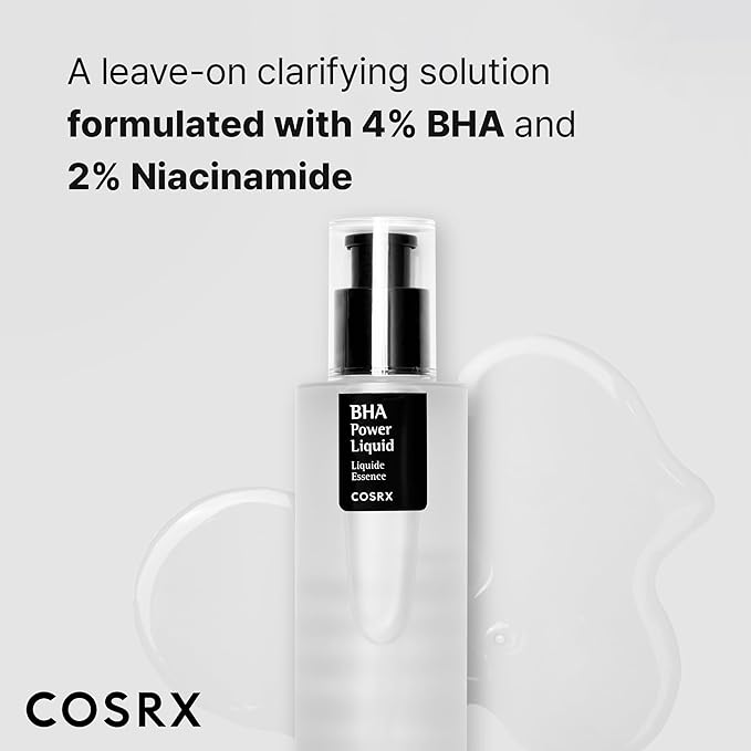 COSRX Niacinamide 2% + BHA 4% Blackhead Exfoliant Toner 3.38 fl.oz / 100ml, Korean Toner, Blackhead Remover, Pore Minimizer for Enlarged Pores, For All Skin Types, Korean Skin Care