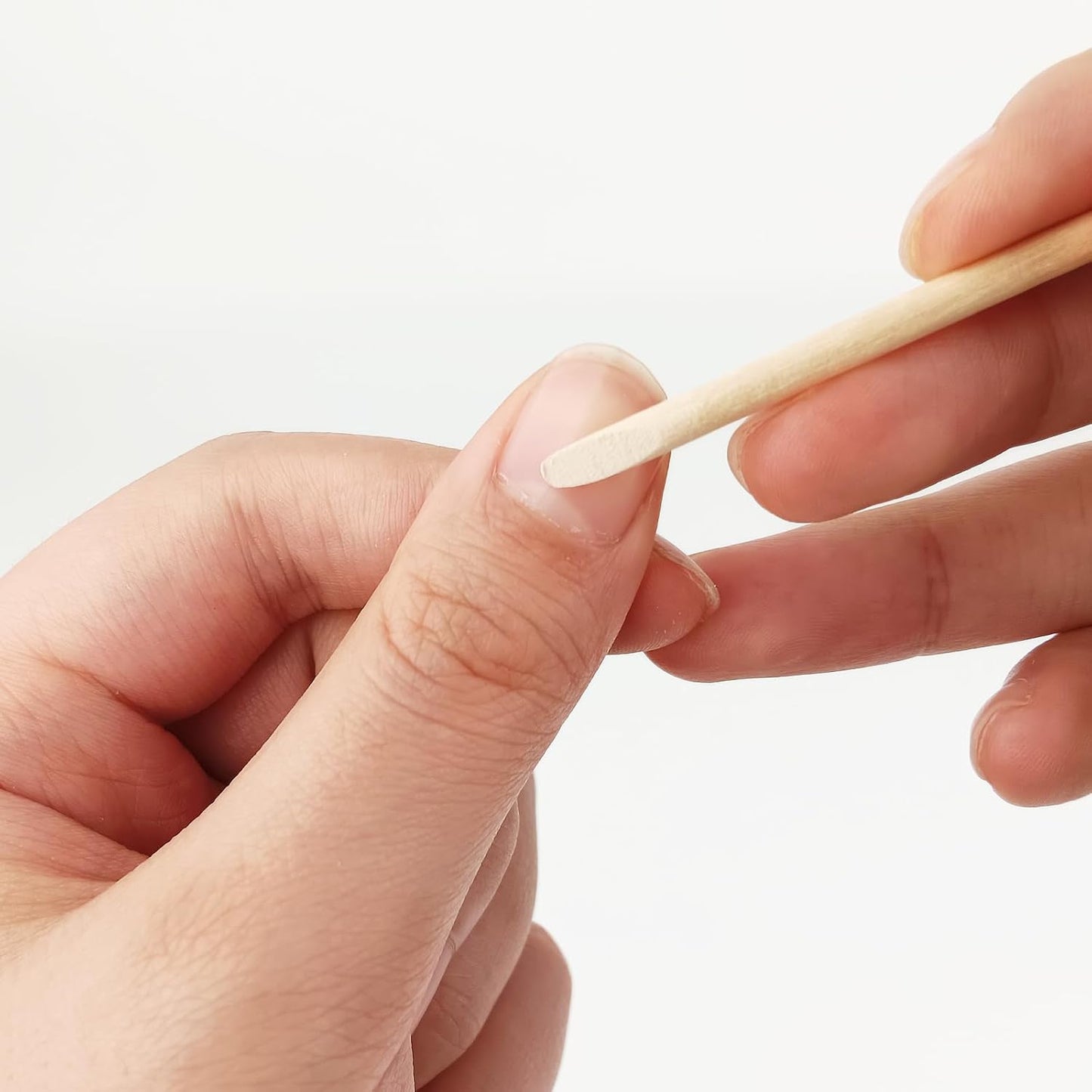 400 Pcs Orange Wood Stick, 4.5 Inch Wooden Cuticle Pusher Sticks for Nail, Manicure Pedicure Sticks for Nail Art