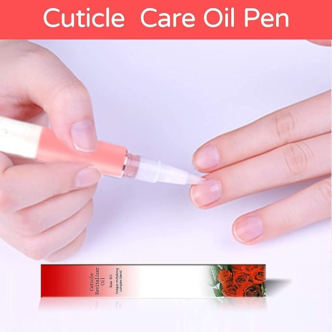 AIJIMEI 8pcs Cuticle Oil Pens Cuticle Oil Nail Oil Cuticle Nail Nutrition Oil Cuticle Oil Pen for Nails Moist Nail Repair Nail Care Essential Oil Moist