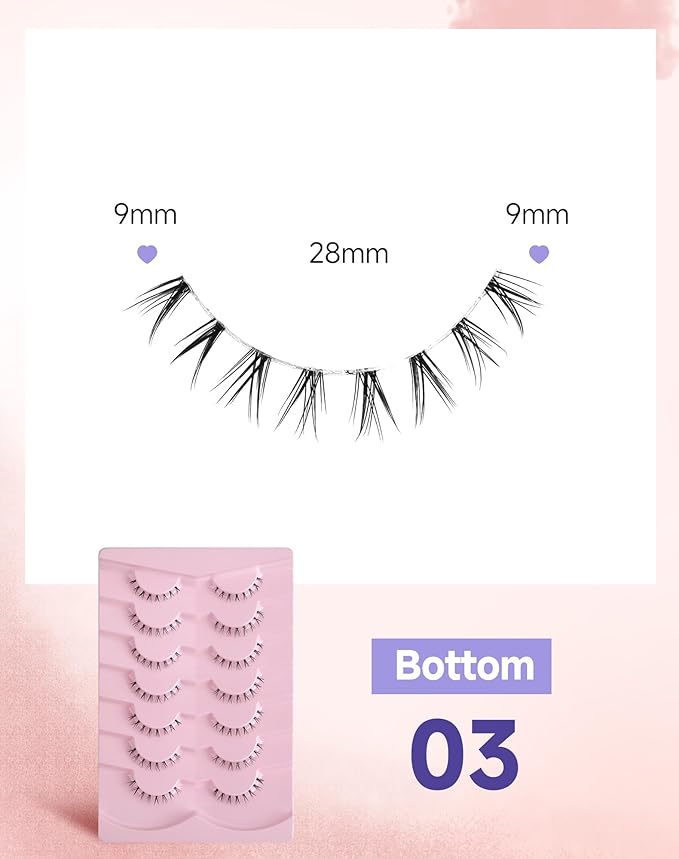 Bottom Lashes Strip Bottom Eyelashes False Eyelashes Bottom-03