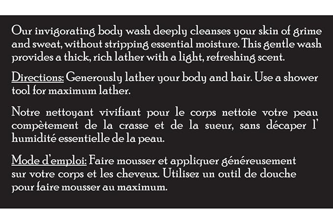 Brickell Men's Invigorating Mint Body Wash for Men, Natural and Organic Deep Cleaning Shower Gel with Aloe, Glycerin, and Jojoba, Sulfate Free