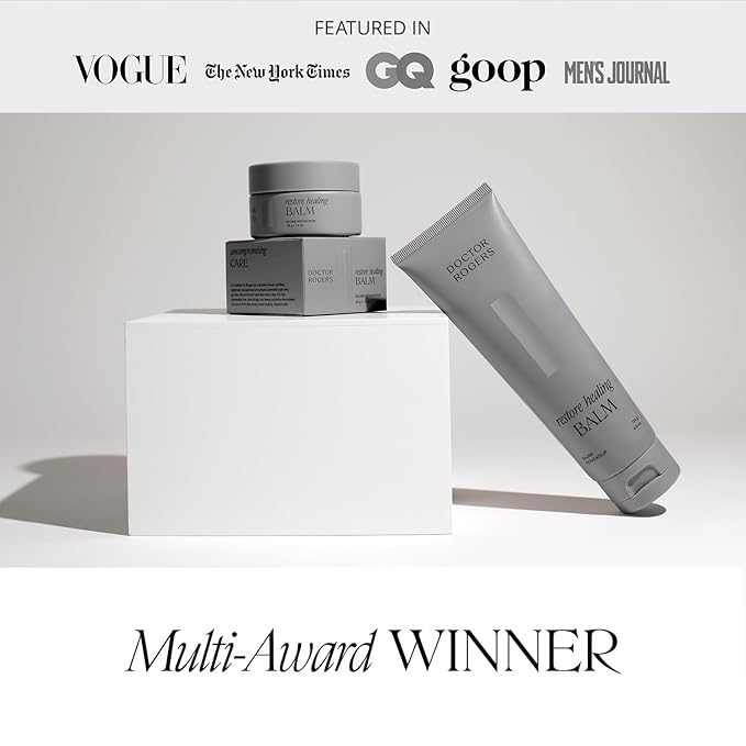 Doctor Rogers Restore Healing Balm. Multi-Purpose Healing Ointment & Moisturizing Eczema Relief Gel. Protects & Soothes Injured, Sensitive & Dry Skin, 1 Ounce (28 g) Jar