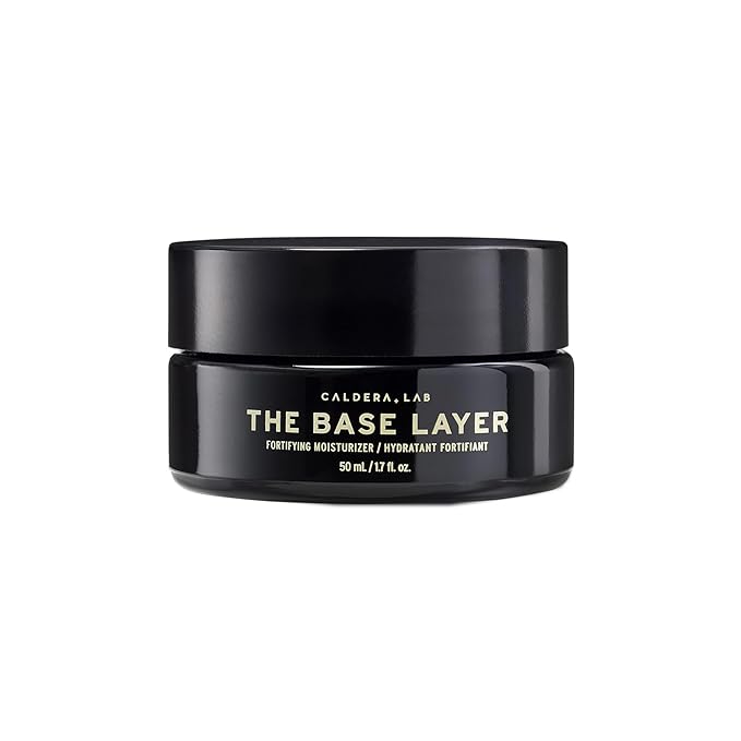 Caldera + Lab The Base Layer | Men's Organic Face Cream Moisturizer for Dry, Sensitive, & Normal Skin – Vegan, Natural & Antioxidant Packed Facial Skincare