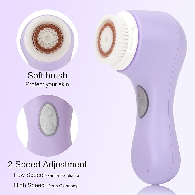 Clarisonic Mia 2 Acoustic Wave Facial Skin Facial Cleansing Brush (Lavender)