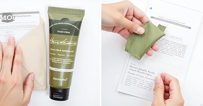 6 Pack Travel Size Hand Cream Set - 1 oz Moisturizing Lotion for Dry Cracked Hands, Snowy Black Sandalwood Scented Hand Lotion Gift for Women, Nurses, Teachers, Bridesmaids Gifts