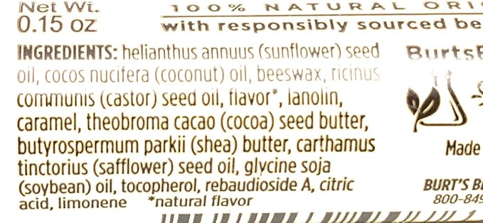 BURTS BEES Salted Carmel Lip Balm, 1 EA