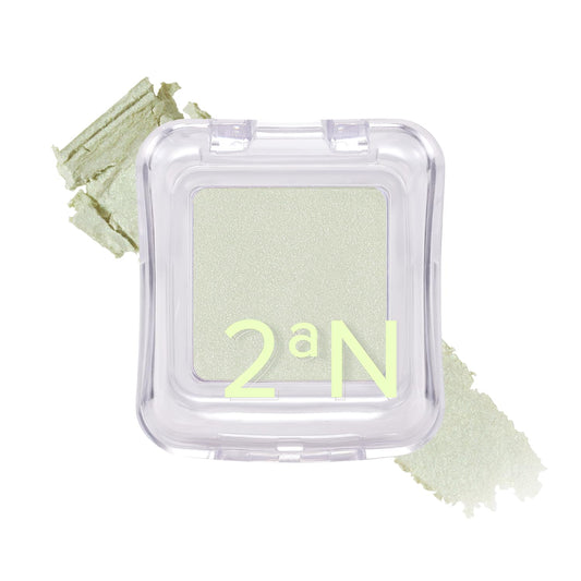 2aN Pure Glash Highlighter GN01 Lime Bomb – Glass-Like Sheen Powder Highlighter for a Natural, Radiant Glow | Buildable, Long-Lasting, Lightweight