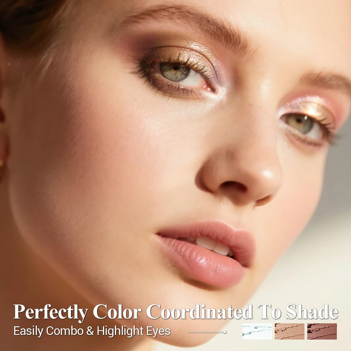 Classic 6PCS Neutral Eyeshadow Stick Makeup Set, Matte Cream Eye Shadow Eyeliner Brightener Pencil Crayon - Dusk Bloom