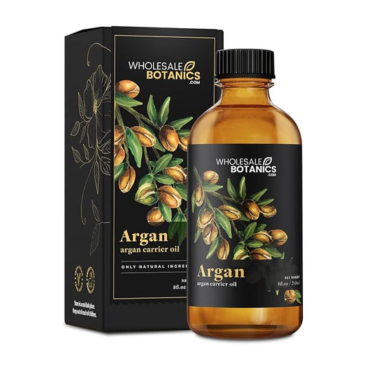 Argan Oil Premium Grade 100% Undiluted Carrier Oil | for Skin, Face, Body, Hair Revitalization | Vegan & Cruelty Free (8 Fl Oz)
