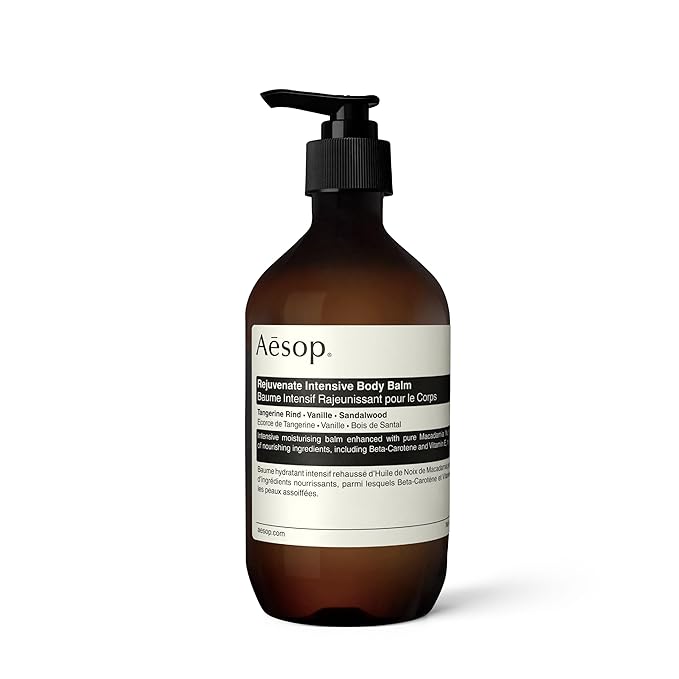 Aesop Rejuvenate Intensive Body Balm | Intensive Moisturising, Nourishing, Hydrating | Enhanced with Macadamia Nut and Sandalwood Oils | 16.9 oz / 500mL