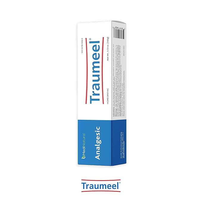 MediNatura Traumeel Ointment Topical Pain Relief for Muscle Back Injury or Exercise Related Pain & Soreness Arnica + 13 Active Ingredients - Made in Germany - 3.53 oz