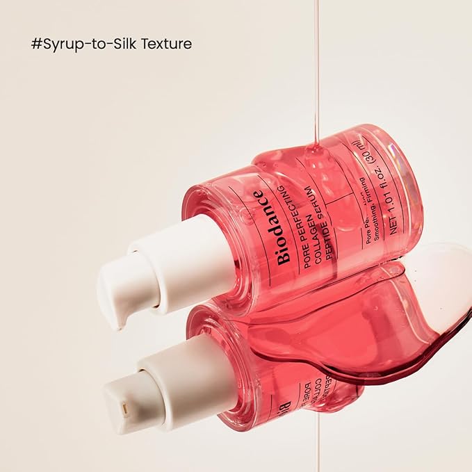 BIODANCE Pore Perfecting Collagen Peptide Serum, Skin Firming & Radiance Boost, Plumping, Pore Care, Makeup Prep Serum for All Skin Types, Korean Skincare | 1.01 fl.oz x 1 ea