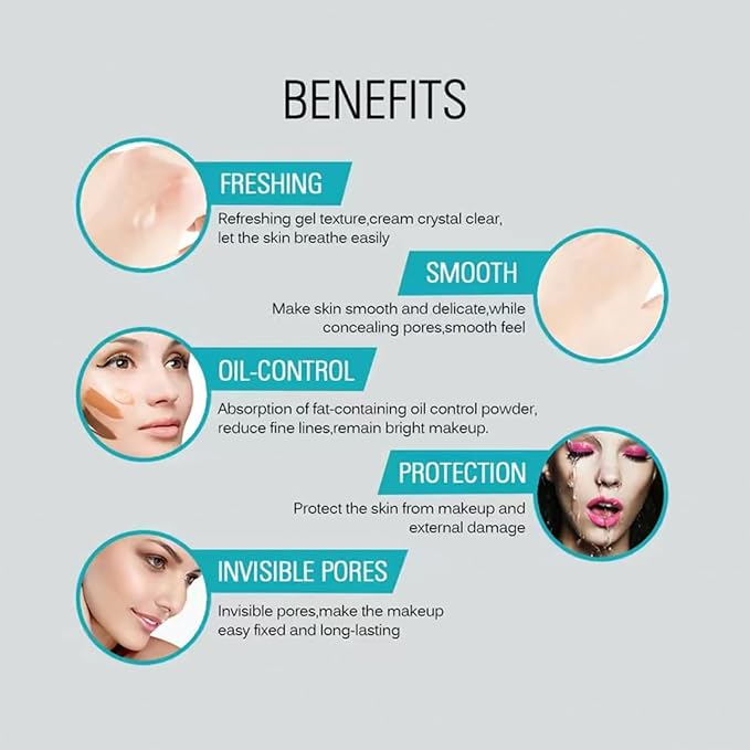 20ml Makeup Primer Long Lasting Hydrating Smoothing Isolated Moisturizing Oil Free Effect Make Up Base Matte Face Foundation Primer