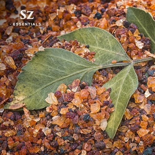 5-Year Aged Myrrh Premium Essential Oil – Rich, Earthy Aroma | Pure & Natural for Aromatherapy & Wellness - Therapeutic Grade & Vegan - 100% Pure and Natural - Undiluted - 0.17 fl oz.