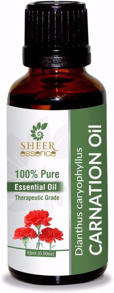 Carnation Oil -(Dianthus Caryophyllus)- Essential Oil 100% Pure Natural Undiluted Uncut Therapeutic Grade Oil 16.90 Fl.OZ
