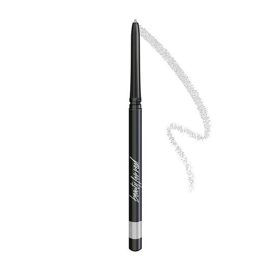 Beauty For Real I-Line 24-7 Eyeliner, Totally Titanium - Striking Silver Metallic - Long-Wearing, Waterproof Gel Formula - Safe for Sensitive Eyes & Contact Lens Wearers - 0.01 oz