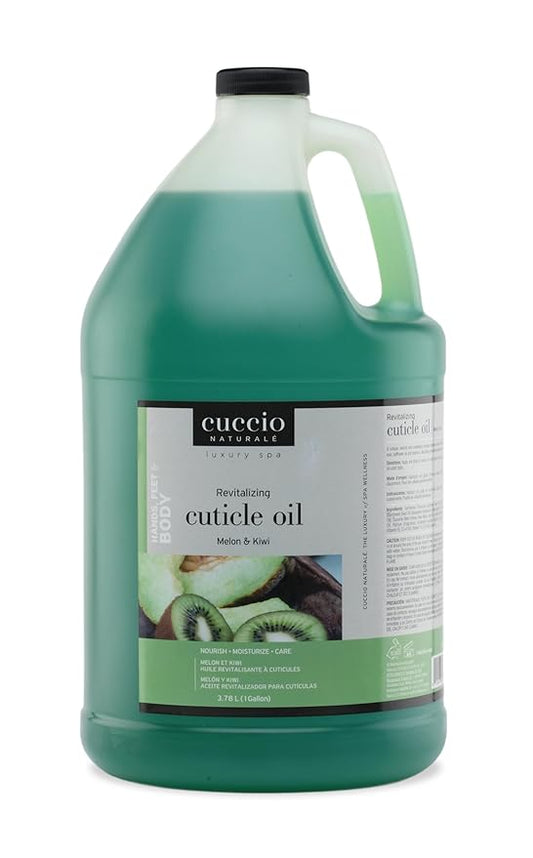 Cuccio Naturale Cuticle Revitalizing Oil, 1 Gallon/128 oz/3.78 Liter (Gallon, Melon & Kiwi)
