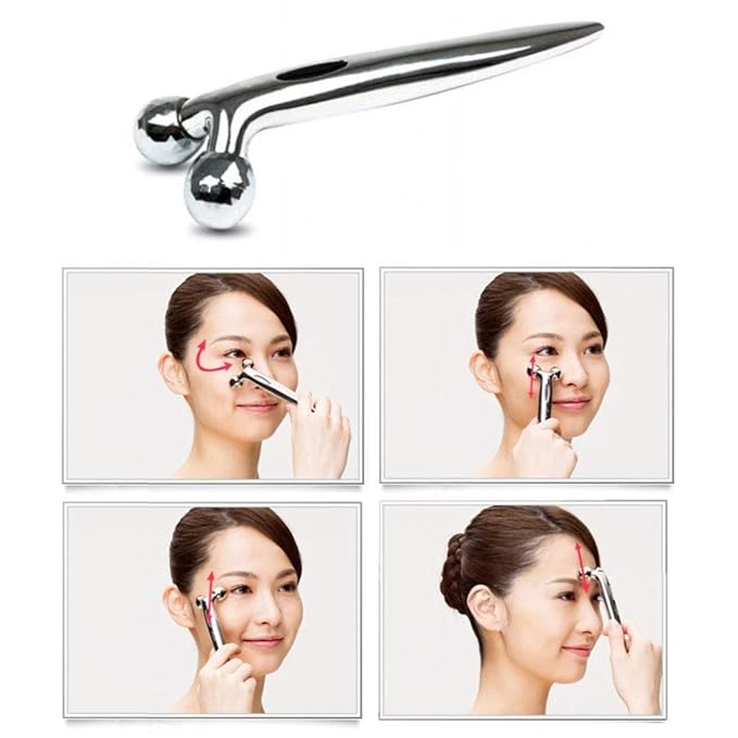 3D Roller face Massager Full Body Massage 360 Rotate face Lift Wrinkle Remover Facial Shape Massage Relaxation Tool