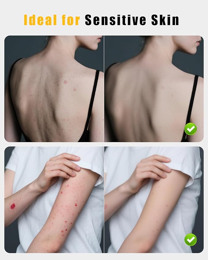 2 in 1 Silicone Body Scrubber, Anti Cellulite Massage Scrubber, Exfoliating Shower Brush for Men & Women, Removes Dead Skin, Reduces Cellulite, Improves Circulation, Fast Dry, Non Slip (1PC, Green)