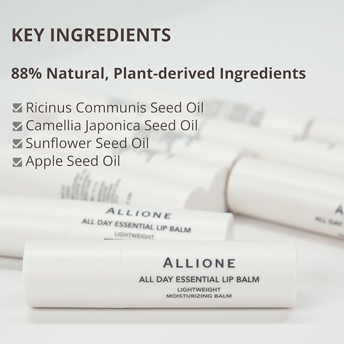 All Day Essential Tinted Lip Balm 05 Berry Fig | Natural Gloss Finish, Moisturizing Lip Care, Deep Nourishing Plant-Based Chapstick, Hydrating Lip Butter for Dry Cracked Chapped Lips