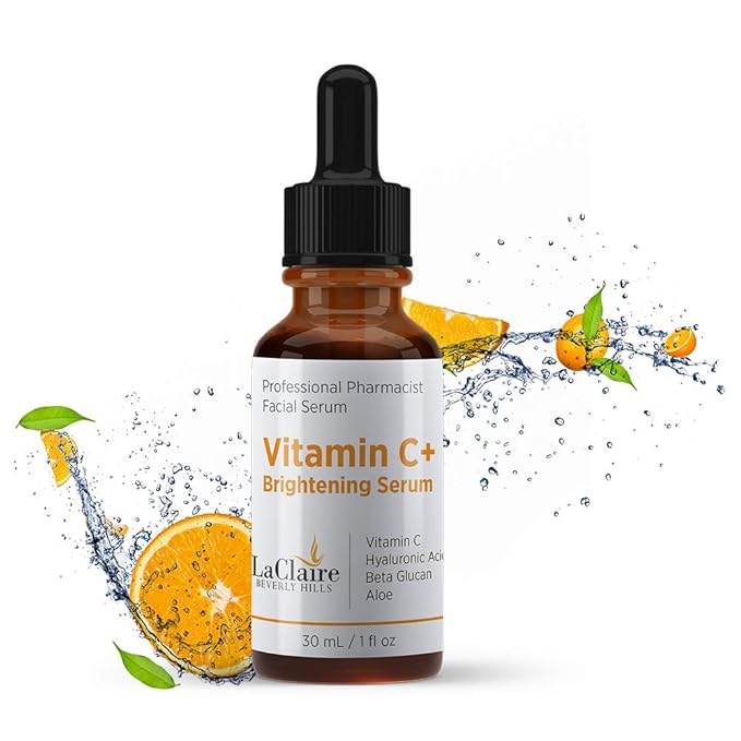 Vitamin C+ serum 3-Pack, Strong vitamin C serum, brightening serum for face, topical facial serum with Hyaluronic acid, Vitamin C facial brightening serum, Vitamin C+, Made in the USA