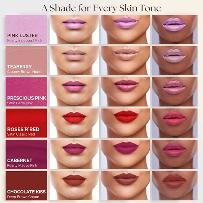𝗘𝘀𝘀𝗲𝗻𝗰𝗲 𝗼𝗳 𝗔𝗿𝗴𝗮𝗻 Deep Moisturizing, Long Lasting Lipstick & Hydrating Lip Care in One with 100% Pure Organic Argan Oil, Shea Butter, Jojoba Oil & Aloe Vera - Teaberry