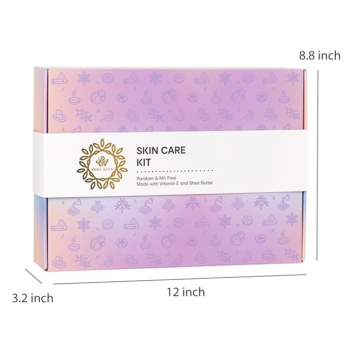 38 Pcs Skin Care Face Sheet Mask & Bath & Body Spa Gift Set for Women, Self-Care Relaxation Pampering Gift Basket, Bath Bomb, Eye Mask, Gua Sha, Face Serum, Lip Gloss, Christmas, Mother Day, Birthday