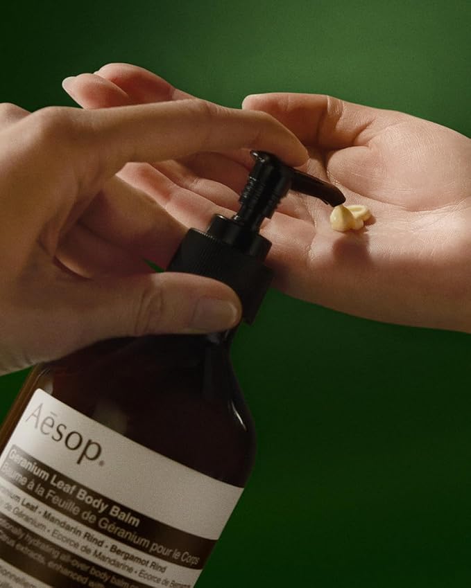 Aesop Geranium Leaf Duet | Gel Body Cleanser & Body Balm | Aromatic Pairing For Cleansed and Supple Skin | Paraben-Free, Cruelty-Free & Vegan |16.9 oz + 16.5 oz
