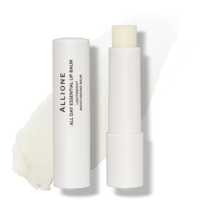 All Day Essential Lip Balm 01 Pure | Natural Gloss Finish, Moisturizing Lip Care, Deep Nourishing Plant-Based Chapstick, Hydrating Lip Butter for Dry Cracked Chapped Lips, Non-Color