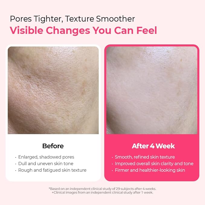 Cemenrete Cyano Pink Spicule Serum with Calcium, pore tightening refines pores tightening serum 1.01 fl. oz.