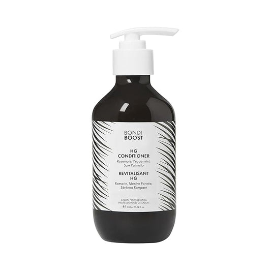BONDIBOOST HG Anti-Thinning Hair Conditioner [10.14 fl oz] - Hydrating Hair Conditioner with Aloe Vera, Rosemary & Saw Palmetto, Promotes Thicker + Stronger-Looking Hair for Men & Women, Sulfate-Free
