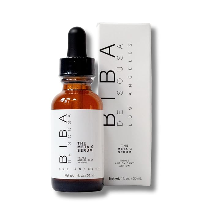 BIBA DE SOUSA The Meta C Serum- Triple Vitamin C, Topical Skin Vitamin- For all Skin Types (1oz)