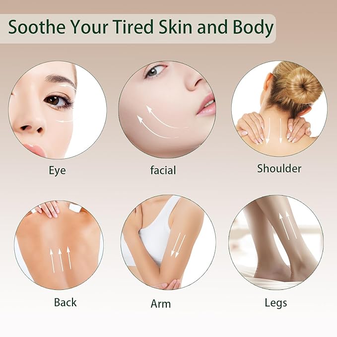 2Pcs gua sha facial tools stainless steel guasha set for face metal boby lymphatic drainage massage detailer gasha neck Gift for Women