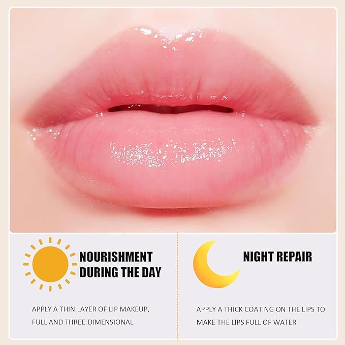 6 PCS Bee Lip Balm Honey Pot, Fruity Lip Sleeping Mask,Hydrating Prevention Dry and Cracked Lip Scrubs Exfoliator Lip Care,Moisturizing Lip Mask Overnight Reduces Lip Lines