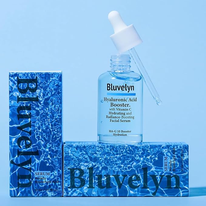 10-Layer Hyaluronic Acid Booster Serum – 100,000ppm High Concentration with Vitamin C – Deep Hydration & Brightening for All Skin Types, (50ml /1.69 fl.oz)