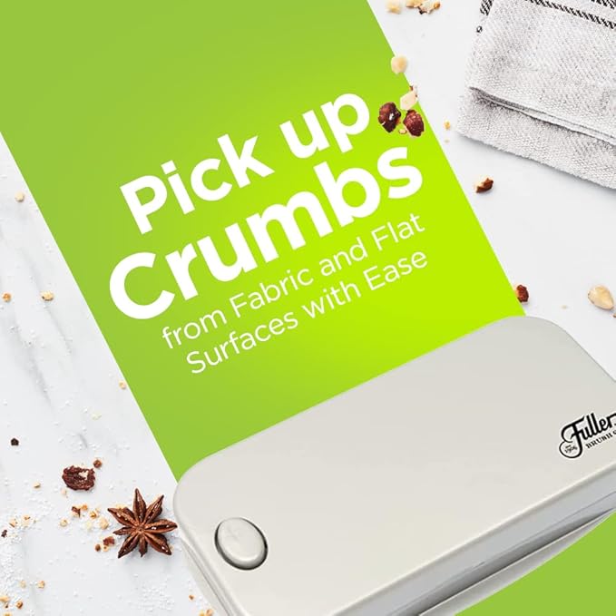 Fuller Brush Premium Table Tidy - Portable Handheld Crumb Remover Sweeps Crumbs & Dry Spills on Fabric Tablecloth Placemats & Tabletop Surfaces Comes in 3 Colors Available in Singles & Packs of 2 or 6