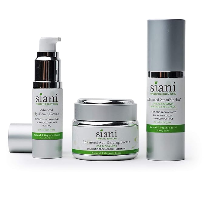 Advanced Anti Aging Serum with Plant Stem Cells, Advanced Peptides,Science Backed Probiotic Technology, Vegan, Organic & Natural Ingredients