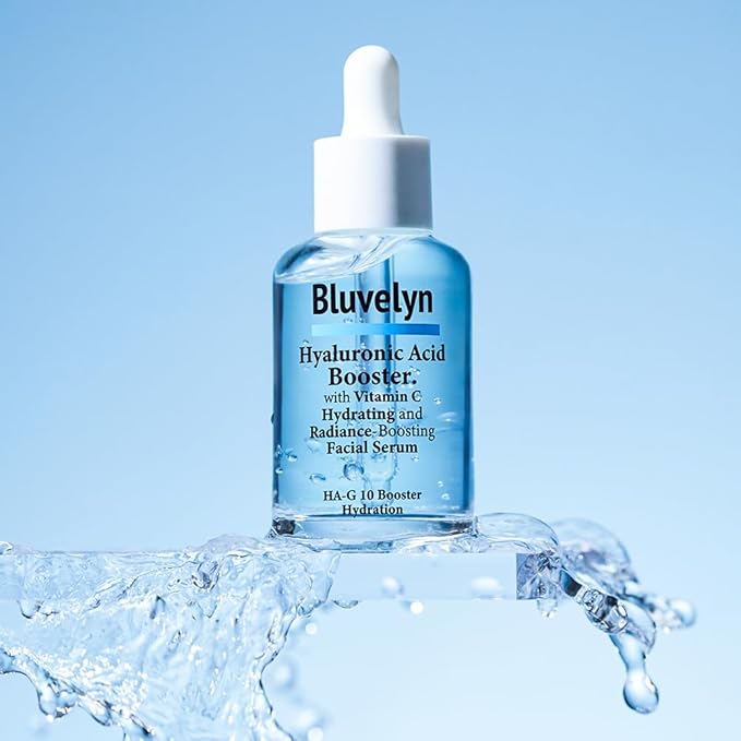 10-Layer Hyaluronic Acid Booster Serum – 100,000ppm High Concentration with Vitamin C – Deep Hydration & Brightening for All Skin Types, (50ml /1.69 fl.oz)