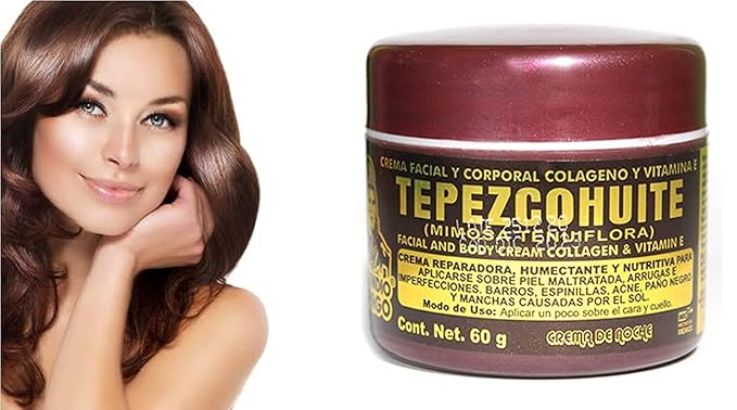 DEL INDIO PAPAGO Facial Night Skin Cream With Tepezcohuite 60g - Hydrates the Skin